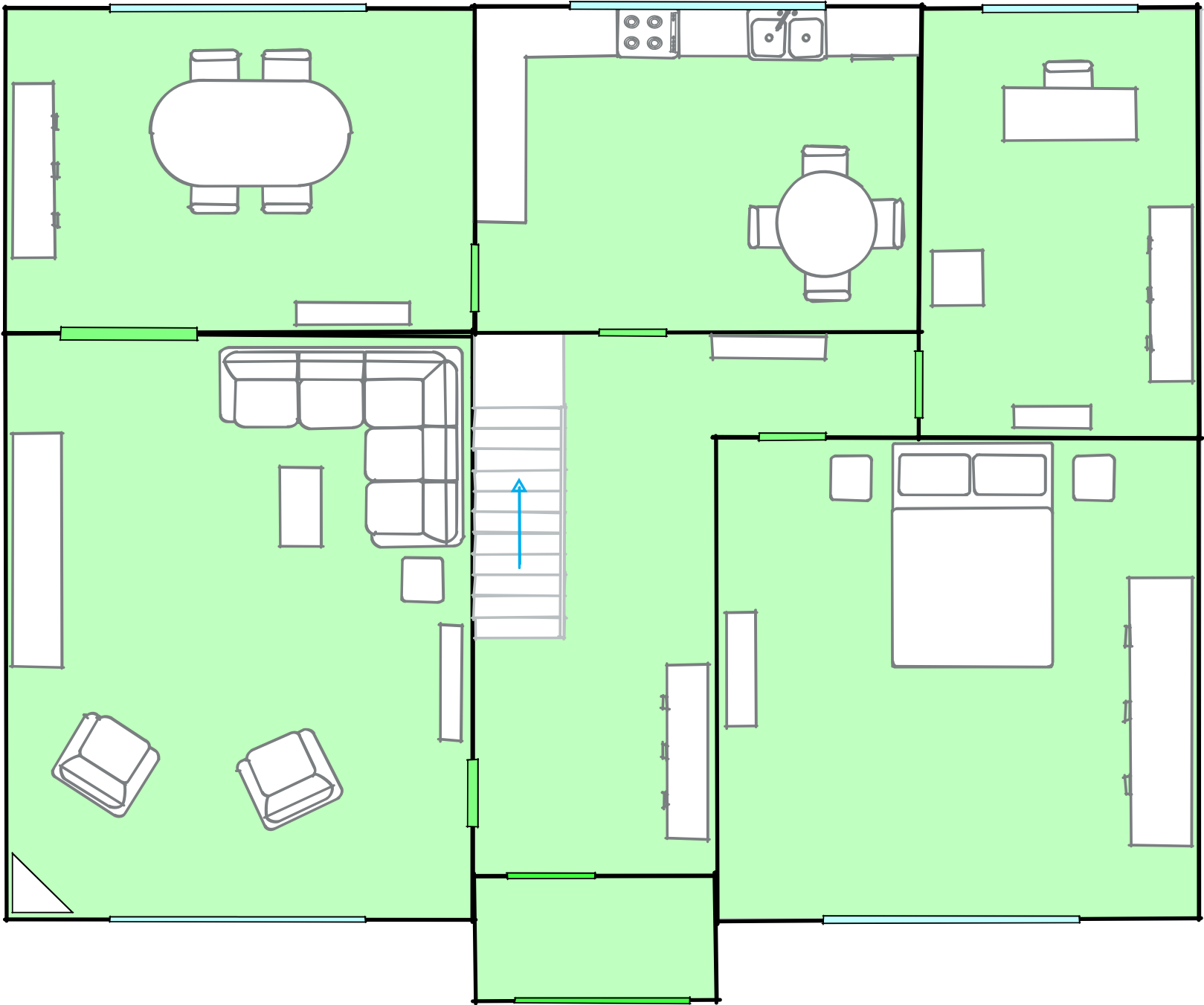 house floorplan with hotspots