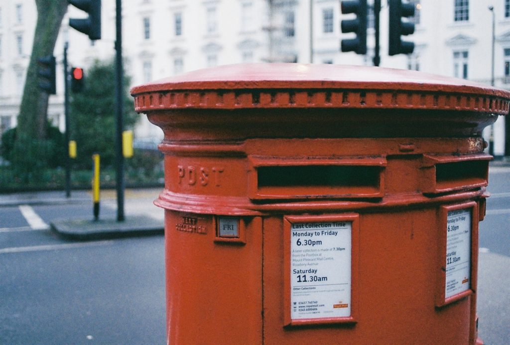 a red postbox